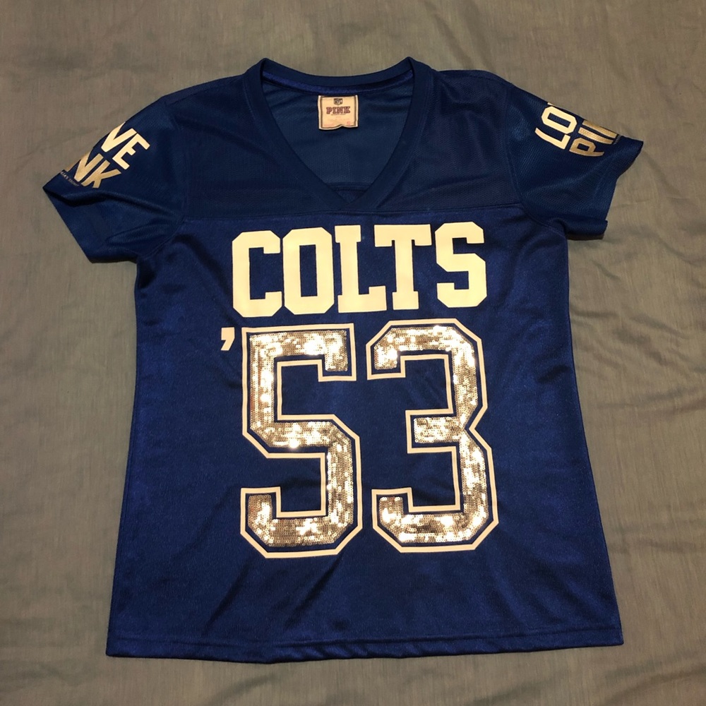 Pink by Victoria’s Secret awesome women’s NFL jersey Indy colts Size small